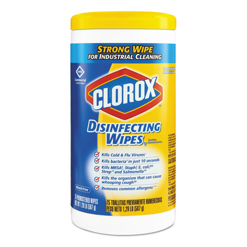 Clorox Disinfecting Wipes Lemon Fresh Scent – 75 Wipes