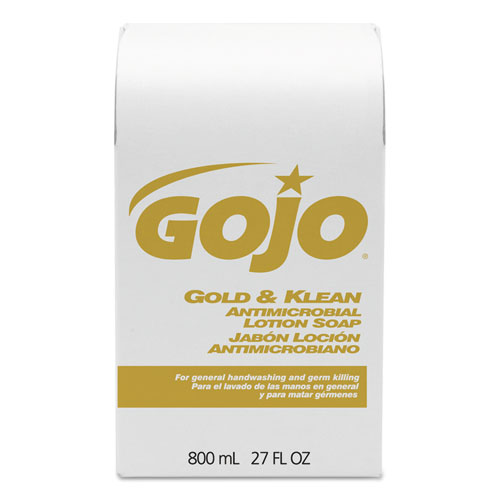 Soap Gojo Gold and Klean Lotion Soap Bag-in-Box Dispenser Refill 800 ML