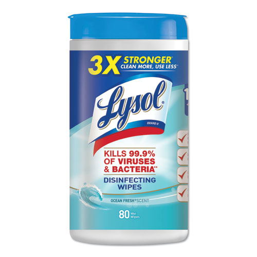 Lysol Disinfecting Wipes Ocean Fresh – 80 Wipes