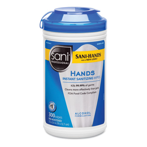 Sani Professional Hands Instant Sanitizing Wipes