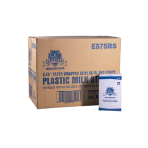 Empress Semi Slim Plastic Straws