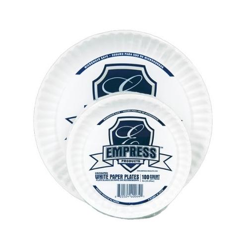 Empress Uncoated Paper Plate