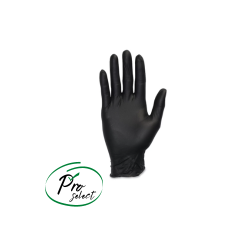 Pro-Select Heavy Duty Nitrile Black Glove