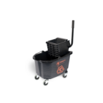 Triple S Black Side Press Wringer Mop Bucket Combo 35 Qt