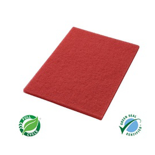 Triple S Red Square Edge Floor Pads 14″X20″
