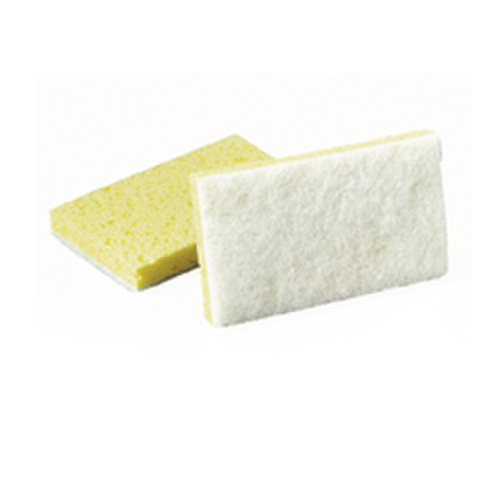 Triple S Light Duty Scrub Sponge White/Yellow