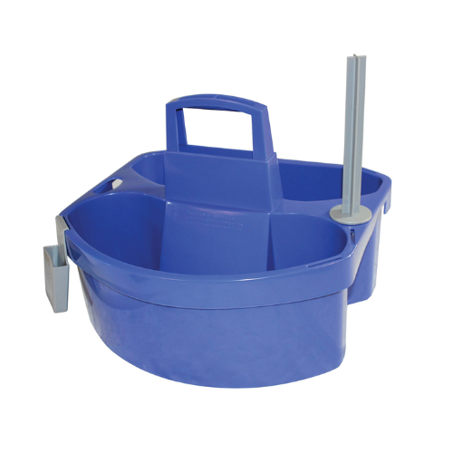 Triple S IMP GatorMate Portable Caddy/Bucket, Blue/Gray