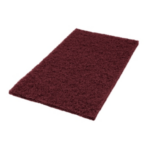 Triple S 14″X20″ Maroon PT Chemical Free, HD Restoration Floor Pad