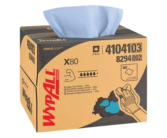 Kimberly-Clark® WypAll® Heavy Duty X80 Wipers – Dispenser Box, 11 x 17″, 1 CS