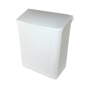 Hospeco Sanitary Napkin Receptacle Safe use White Plastic 1 / EA