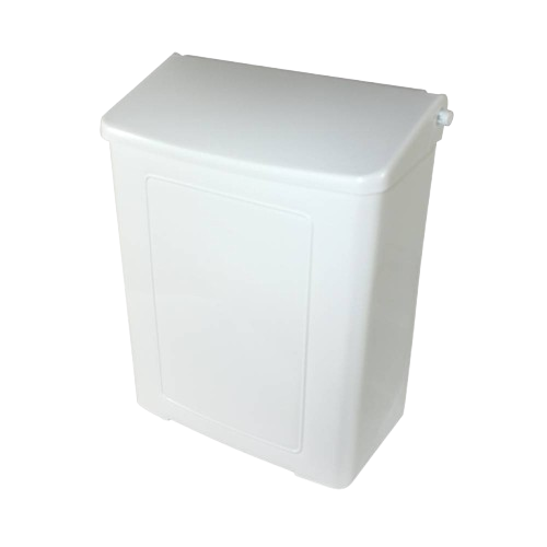 Hospeco Sanitary Napkin Receptacle Safe use White Plastic 1 / EA